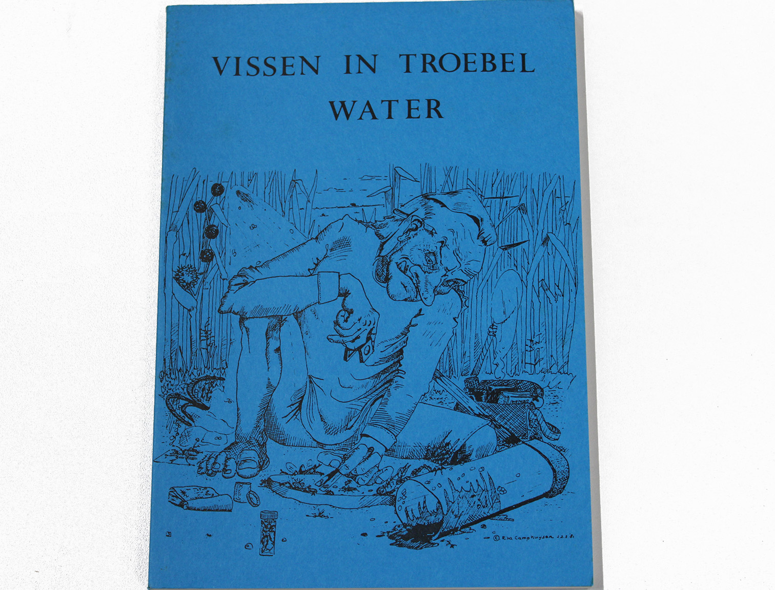 vissen in troebel water